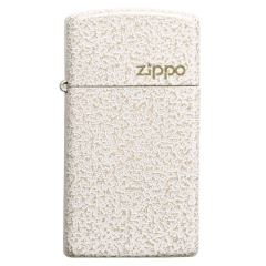 26960 Slim® Mercury Glass Zippo Logo