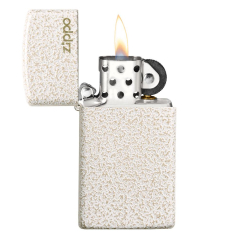 26960 Slim® Mercury Glass Zippo Logo