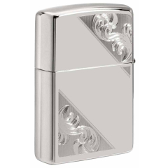 28025 Sterling Silver Diagonal Filigree