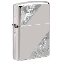 28025 Sterling Silver Diagonal Filigree