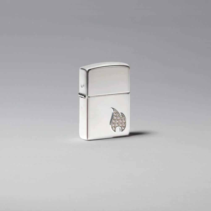 28027 Sterling Silver Flame Emblem