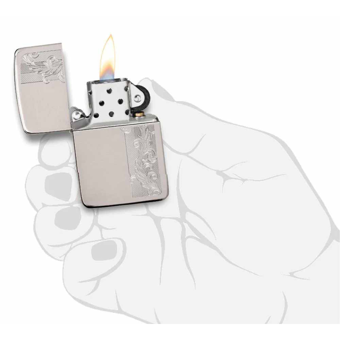 28028 Sterling Silver Herringbone Filigree