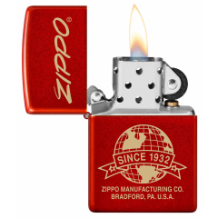26077 Zippo Logo Globe