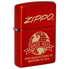 26077 Zippo Logo Globe