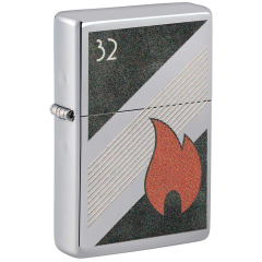 22072 Zippo 32 Flame Design