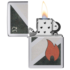 22072 Zippo 32 Flame Design