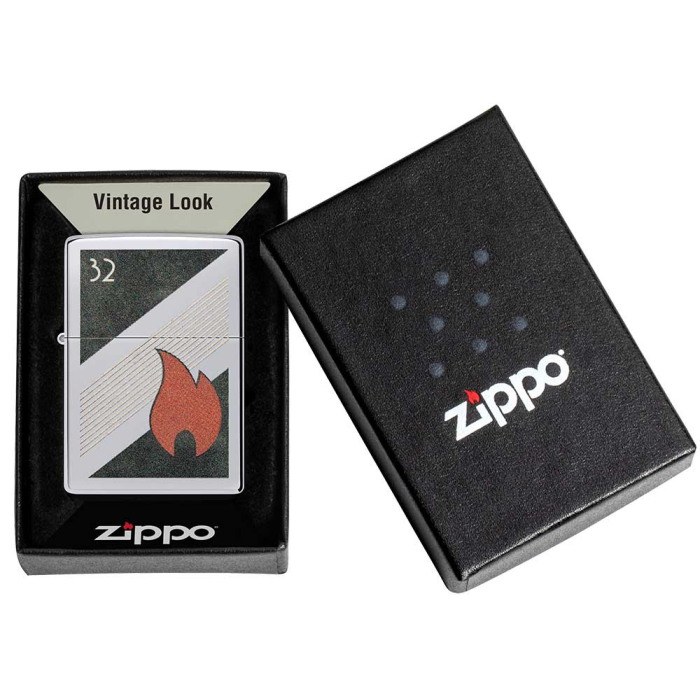 22072 Zippo 32 Flame Design