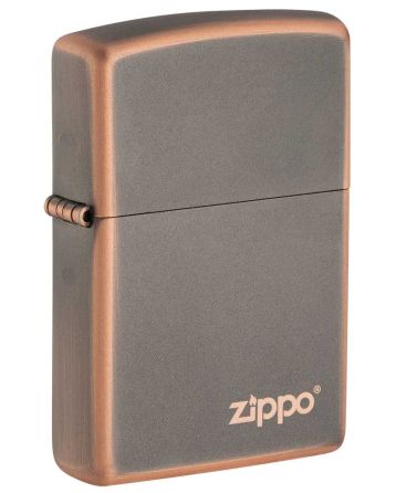 27005 Rustic Bronze Zippo Logo