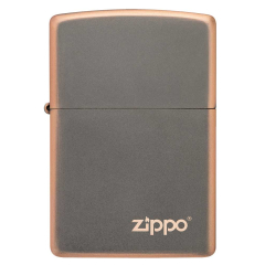 27005 Rustic Bronze Zippo Logo
