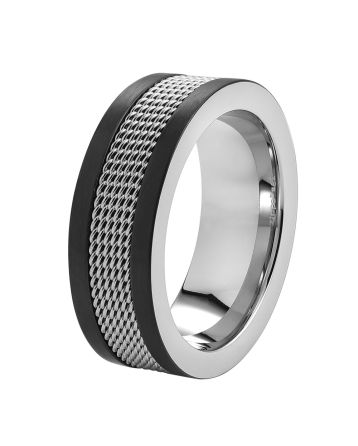 Prsten Zippo Mesh Band Ring