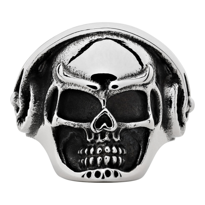 Prsten Zippo Headphone Skull Ring
