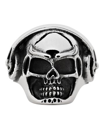 Prsten Zippo Headphone Skull Ring