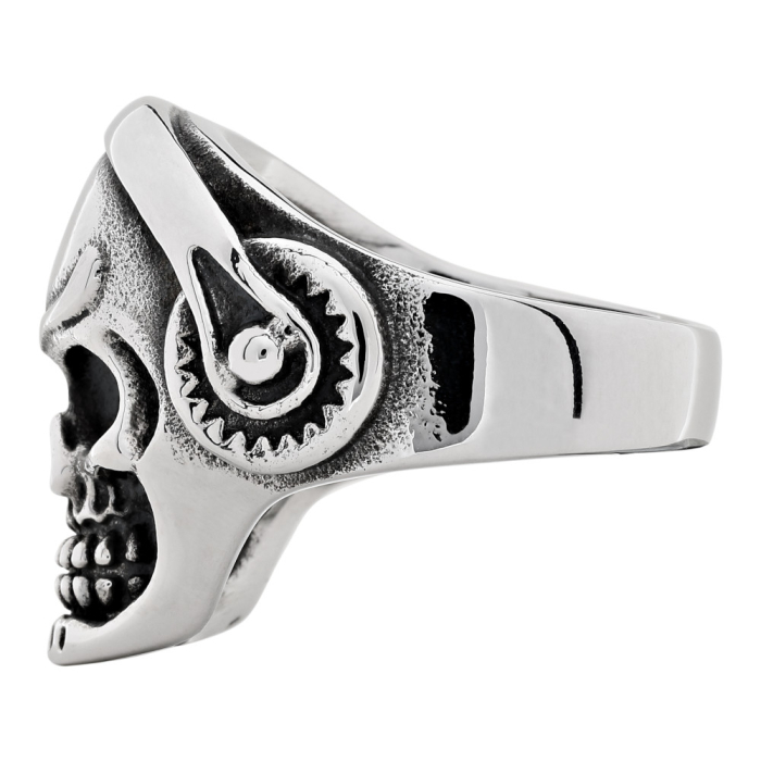 Prsten Zippo Headphone Skull Ring