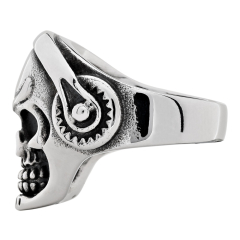 Prsten Zippo Headphone Skull Ring