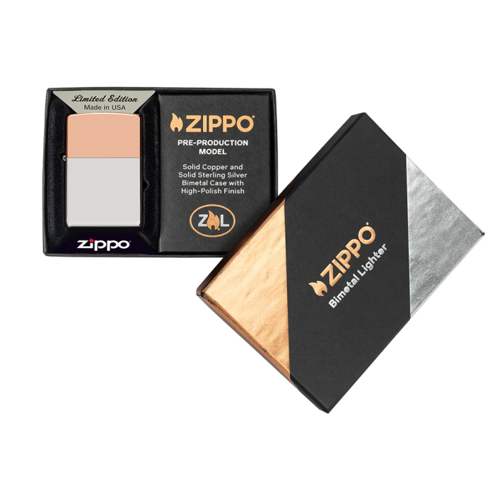 28030 Zippo Bimetal Case - Copper Lid