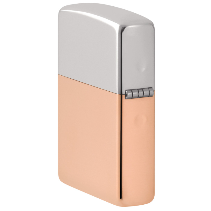 28029 Zippo Bimetal Case - Sterling Silver Lid