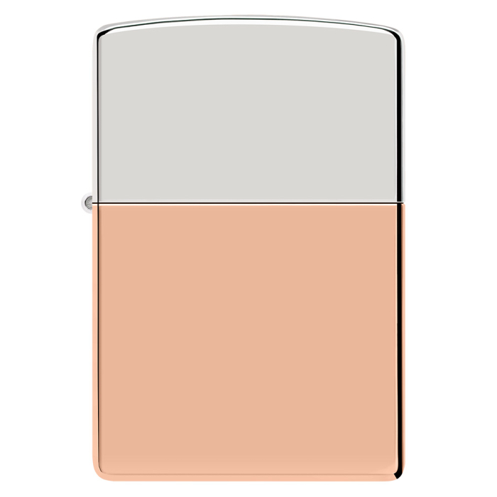 28029 Zippo Bimetal Case - Sterling Silver Lid