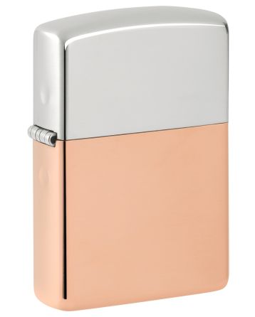 28029 Zippo Bimetal Case - Sterling Silver Lid