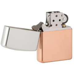 28029 Zippo Bimetal Case - Sterling Silver Lid