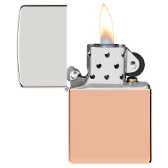 28029 Zippo Bimetal Case - Sterling Silver Lid