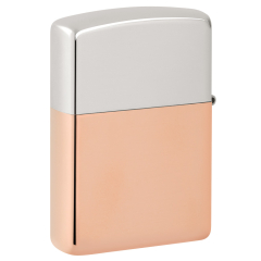 28029 Zippo Bimetal Case - Sterling Silver Lid