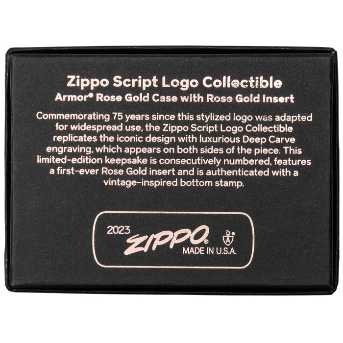 29012 Zippo Script Collectible