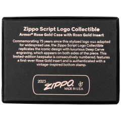 29012 Zippo Script Collectible